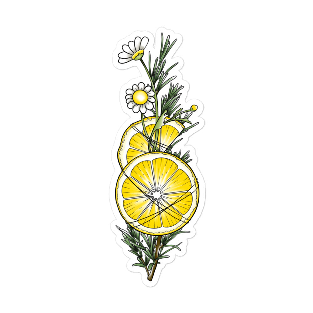 Lemon herb wand